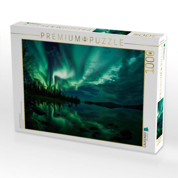 Produktbild: CALVENDO Puzzle Beginn der Polarlichtsaison | 1000 Teile Lege-Gr&ouml;&szlig;e 64x48cm Foto-Puzzle f&uuml;r gl&uuml;ckliche Stunden