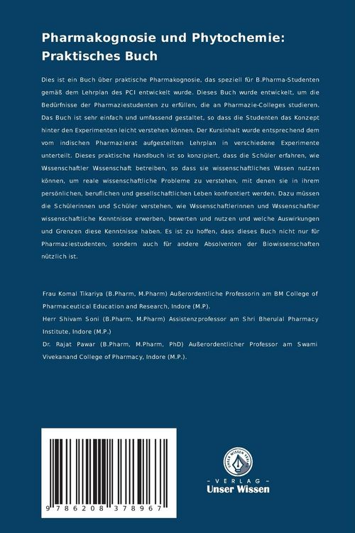 Produktbild: Pharmakognosie und Phytochemie: Praktisches Buch