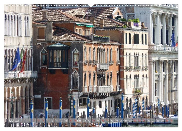 Produktbild: VENEDIG - Perle der Lagune (hochwertiger Premium Wandkalender 2026 DIN A2 quer), Kunstdruck in Hochglanz