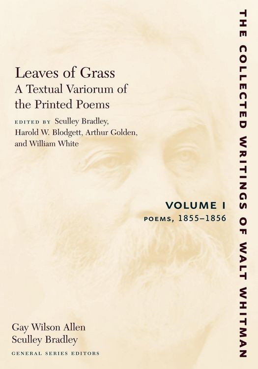 Produktbild: Leaves of Grass, a Textual Variorum of the Printed Poems: Volume I: Poems