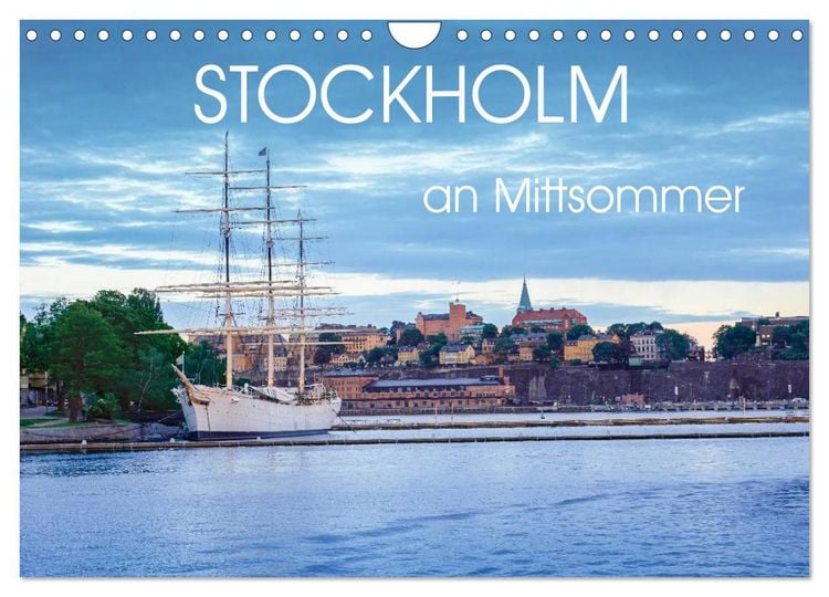 Produktbild: Stockholm an Mittsommer (Wandkalender 2026 DIN A4 quer), CALVENDO Monatskalender
