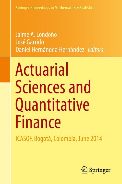 Produktbild: Actuarial Sciences and Quantitative Finance