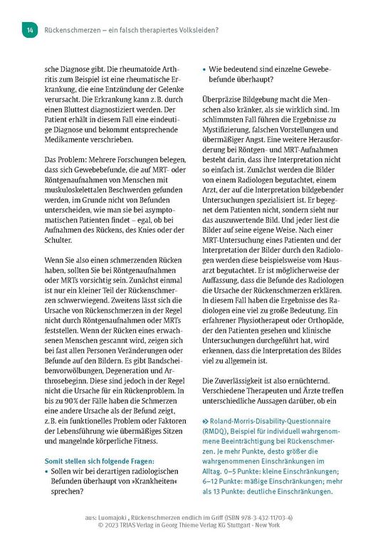 Produktbild: R&uuml;ckenschmerzen endlich im Griff