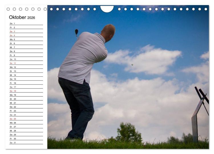 Produktbild: Abenteuer Golfspielen. Impressionen (Wandkalender 2026 DIN A4 quer), CALVENDO Monatskalender