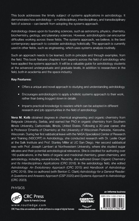 Produktbild: Guidebook for Systems Applications in Astrobiology