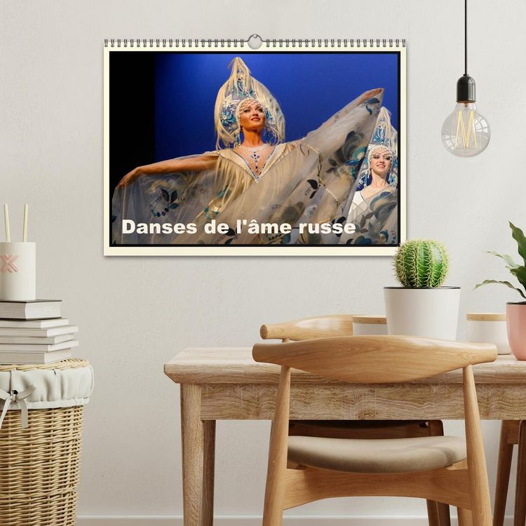 Produktbild: Danses de l'&acirc;me russe (Calendrier mural 2026 DIN A3 vertical), CALVENDO calendrier mensuel
