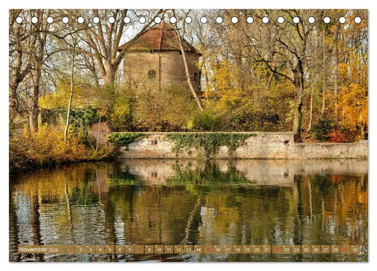 Produktbild: Augsburg - Stadt des Wassers zwischen Lech und Wertach (Tischkalender 2026 DIN A5 quer), CALVENDO Monatskalender
