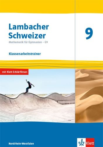 Produktbild: Lambacher Schweizer Mathematik 9 - G9. Klassenarbeitstrainer. Ausgabe Nordrhein-Westfalen