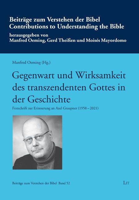 Produktbild: Gegenwart und Wirksamkeit des transzendenten Gottes in der Geschichte