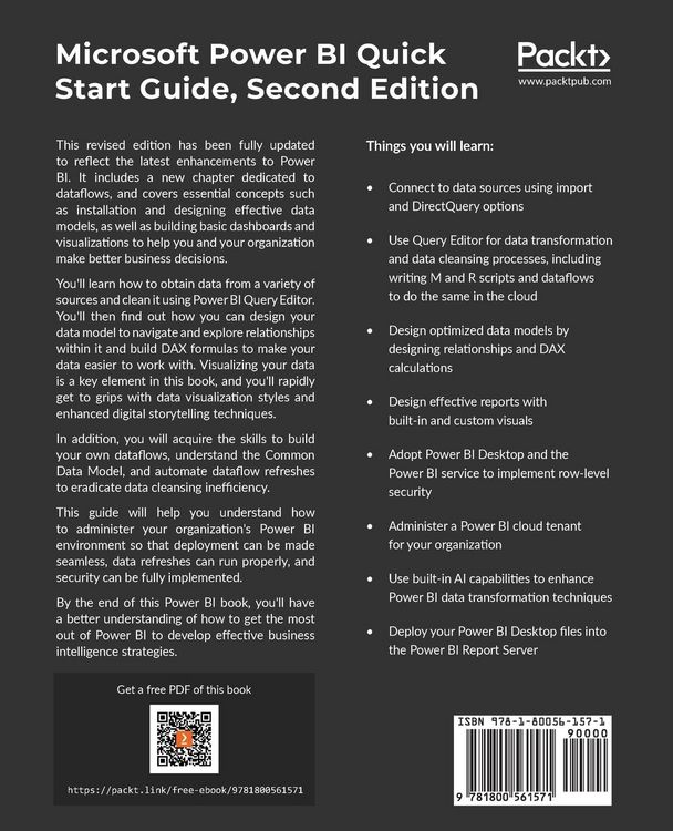 Produktbild: Microsoft Power BI Quick Start Guide - Second Edition
