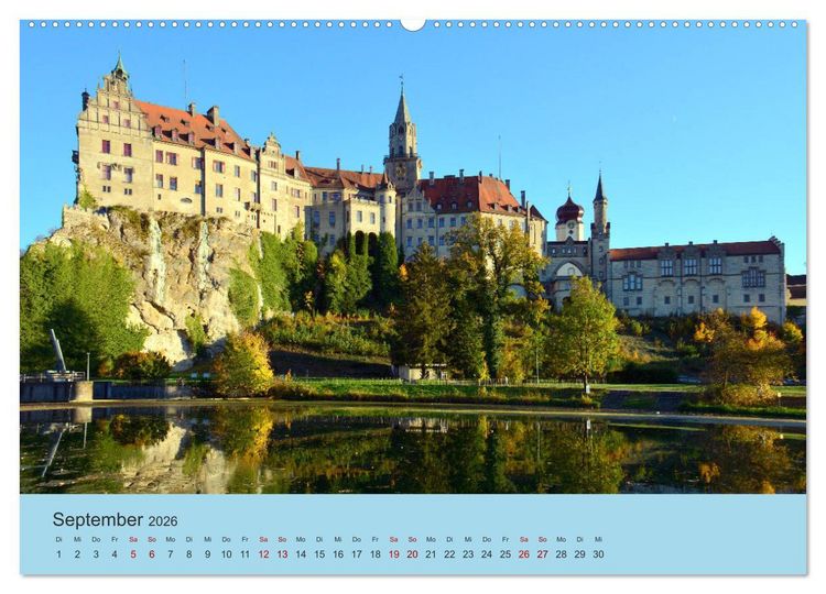 Produktbild: Unsere sch&ouml;ne Heimat - Die Schw&auml;bische Alb (hochwertiger Premium Wandkalender 2026 DIN A2 quer), Kunstdruck in Hochglanz