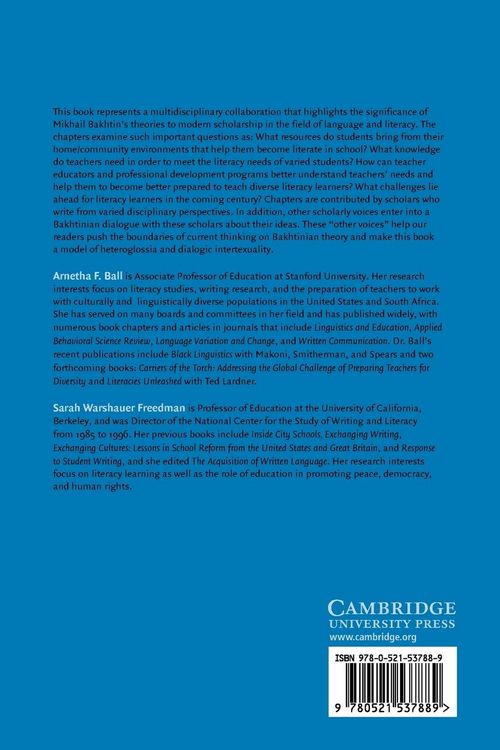 Produktbild: Bakhtinian Perspectives on Language, Literacy, and Learning