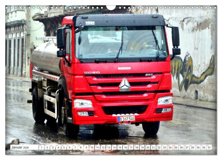 Produktbild: China Truck - Chinesische Nutzfahrzeuge (Wandkalender 2026 DIN A3 quer), CALVENDO Monatskalender