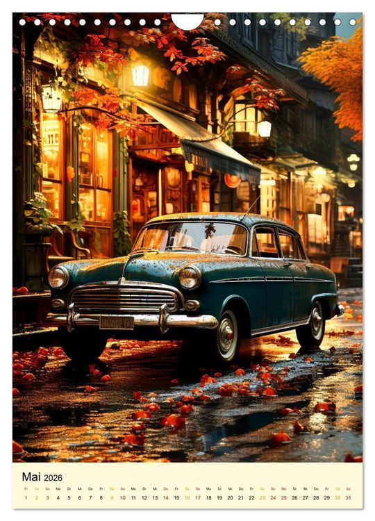 Produktbild: Nostalgic Cars der Traum (Wandkalender 2026 DIN A4 hoch), CALVENDO Monatskalender