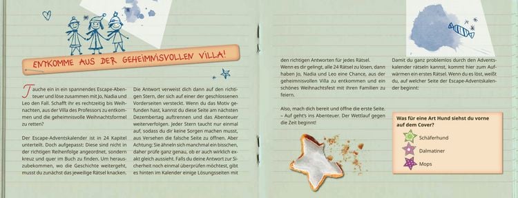 Produktbild: Die geheimnisvolle Villa - Ein Escape-Adventskalender f&uuml;r Kids