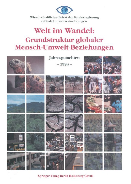 Produktbild: Welt im Wandel: Grundstruktur globaler Mensch-Umwelt-Beziehungen