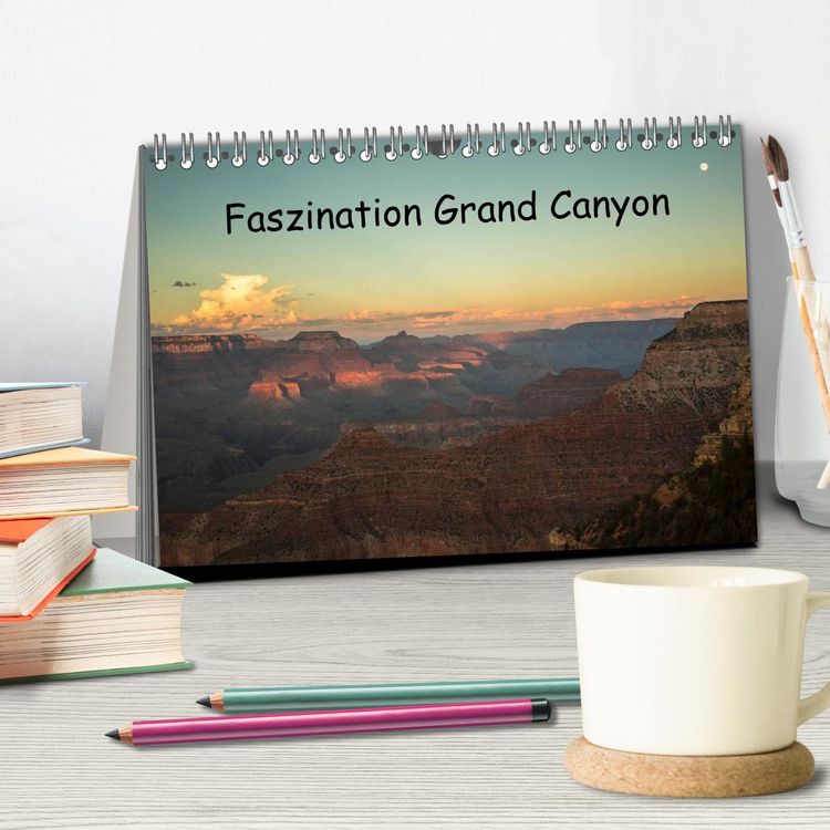 Produktbild: Faszination Grand Canyon / CH-Version (Tischkalender 2026 DIN A5 quer), CALVENDO Monatskalender