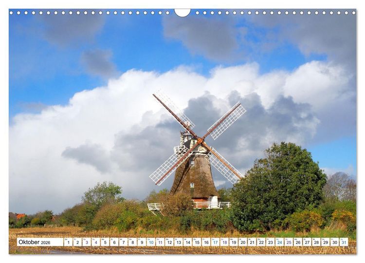Produktbild: F&ouml;hr - Wasser Landschaft Wind und Meer (Wandkalender 2026 DIN A3 quer), CALVENDO Monatskalender