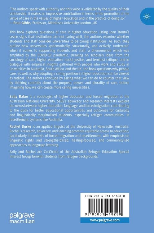 Produktbild: Questioning Care in Higher Education