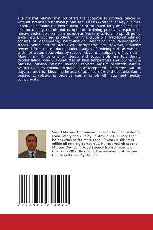 Produktbild: Minimal Refining of Canola Oil and its Effects on Minor Constituents