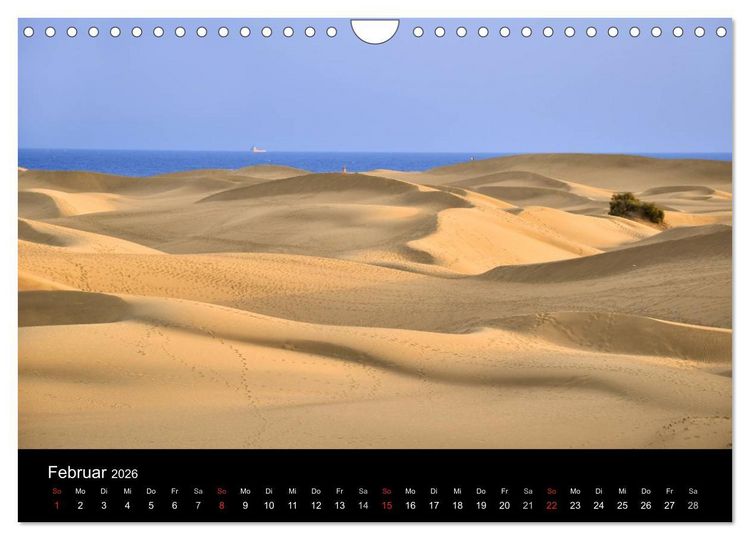 Produktbild: GRAN CANARIA/D&uuml;nen von Maspalomas (Wandkalender 2026 DIN A4 quer), CALVENDO Monatskalender