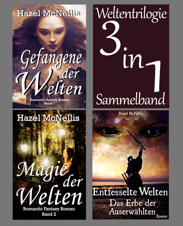 Produktbild: Weltentrilogie - 3 in 1 Sammelband (Romantasy)