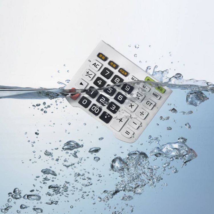 Produktbild: Casio WD-320MT Tischrechner Silber-Schwarz Display (Stellen): 12 solarbetrieben, batteriebetrieben (B x H x T) 145 x 36 x 195 mm