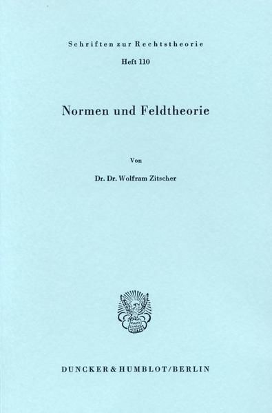 Produktbild: Normen und Feldtheorie.