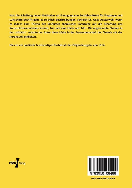 Produktbild: Die angewandte Chemie in der Luftfahrt