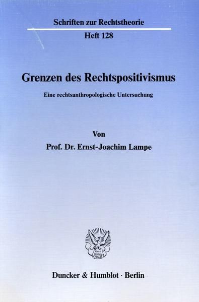 Produktbild: Grenzen des Rechtspositivismus.