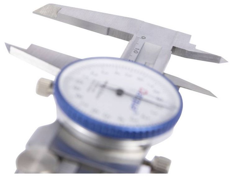Produktbild: Dasqua DIN EN 862 1331-2120 Uhrenmessschieber 200mm
