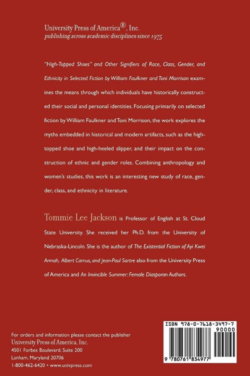 Produktbild: 'High-Topped Shoes' and Other Signifiers of Race, Class, Gender and Ethnicity in Selected Fiction by William Faulkner and Toni Morrison