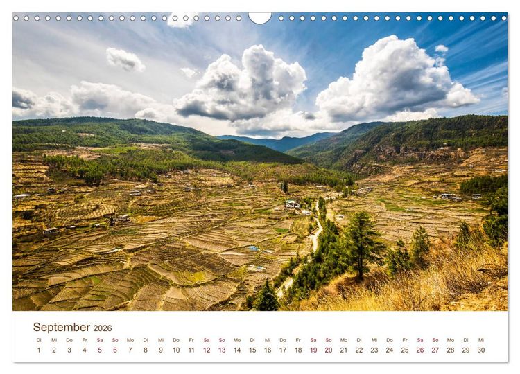 Produktbild: Mystisches Bhutan (Wandkalender 2026 DIN A3 quer), CALVENDO Monatskalender