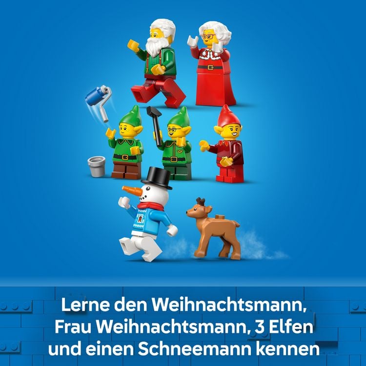 Produktbild: LEGO City Adventskalender 2026 Werkstatt des Weihnachtsmanns 60510