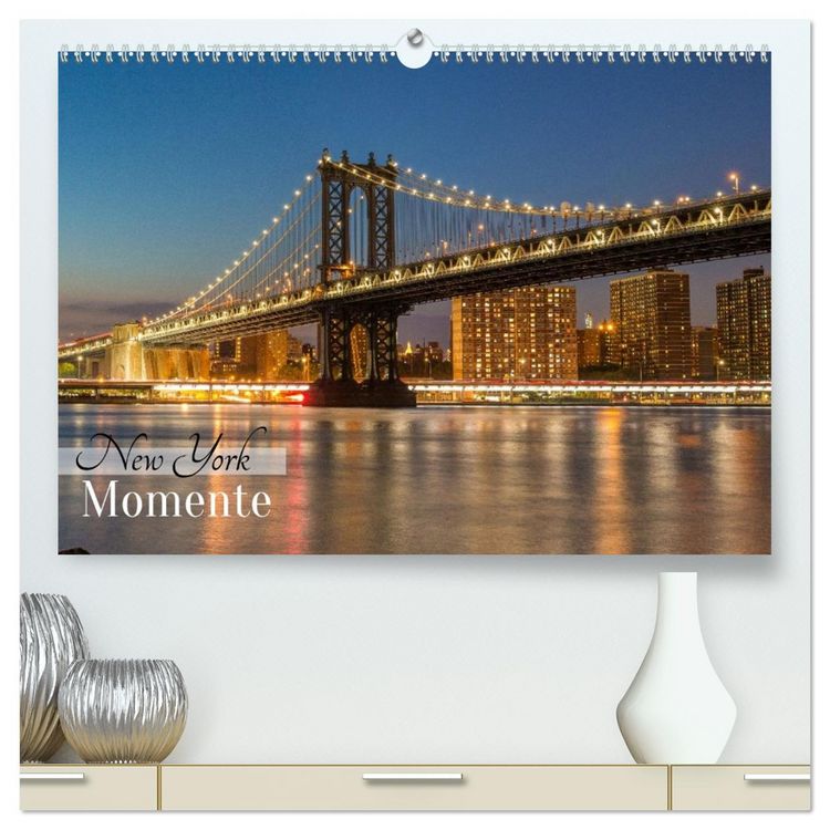 Produktbild: New York - Momente (hochwertiger Premium Wandkalender 2026 DIN A2 quer), Kunstdruck in Hochglanz
