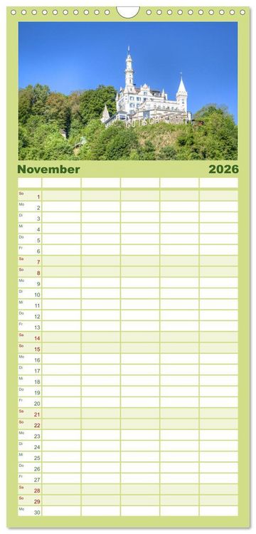 Produktbild: Familienplaner 2026 - Luzern an der Reuss mit 5 Spalten (Wandkalender, 21 x 45 cm) CALVENDO