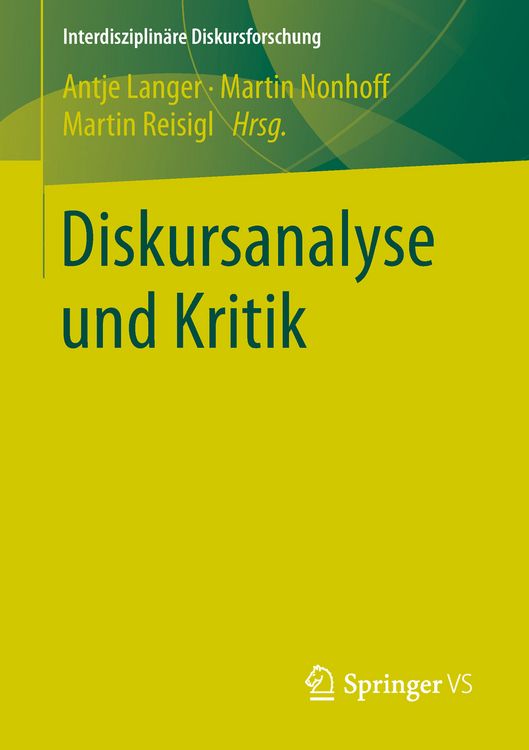 Produktbild: Diskursanalyse und Kritik