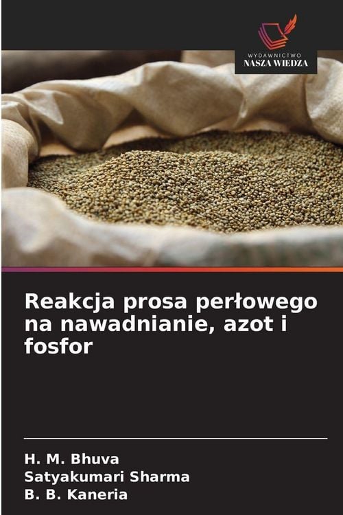 Produktbild: Reakcja prosa per&iquest;owego na nawadnianie, azot i fosfor