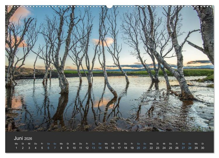 Produktbild: Island (hochwertiger Premium Wandkalender 2026 DIN A2 quer), Kunstdruck in Hochglanz