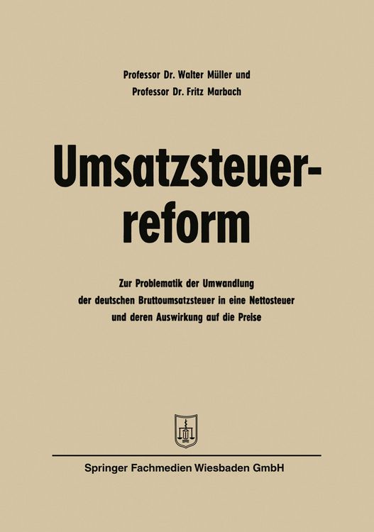 Produktbild: Umsatzsteuerreform