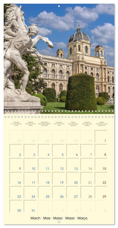 Produktbild: Beautiful Vienna (Wall Calendar 2026 12 &times; 12 Inch) CALVENDO 12 Month Wall Calendar