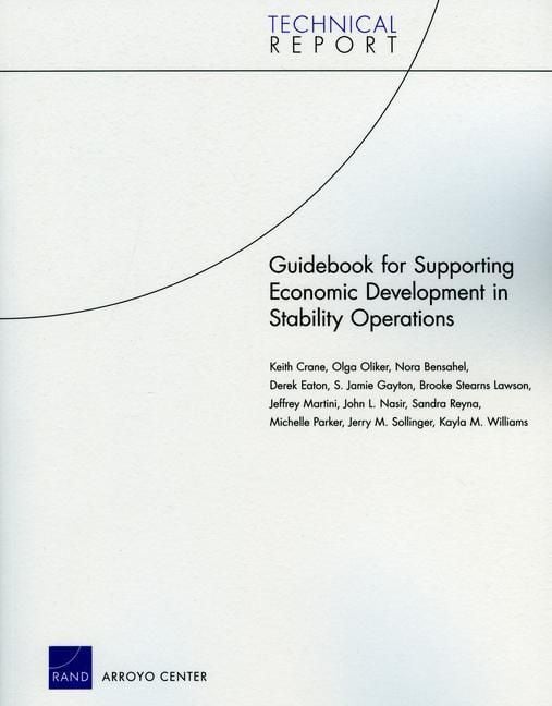 Produktbild: Guidebook for Supporting Economic Development in Stability Operations