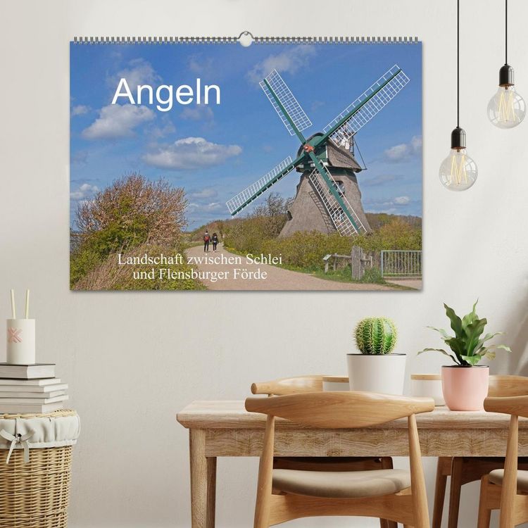 Produktbild: Angeln - Landschaft zwischen Schlei und Flensburger F&ouml;rde (Wandkalender 2026 DIN A2 quer), CALVENDO Monatskalender