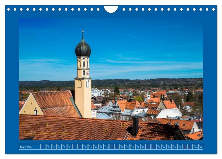 Produktbild: Fl&ouml;&szlig;erstadt Wolfratshausen (Wandkalender 2026 DIN A4 quer), CALVENDO Monatskalender