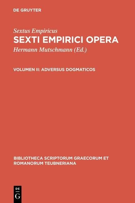 Produktbild: Adversus dogmaticos
