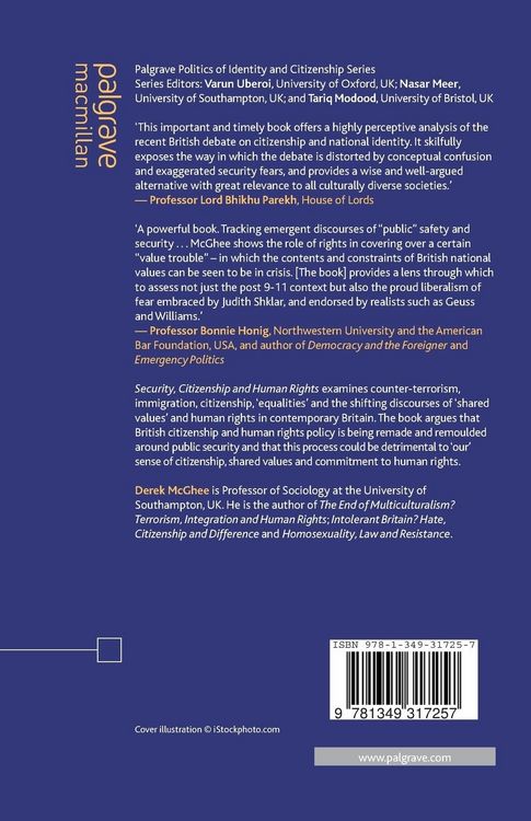Produktbild: Security, Citizenship and Human Rights
