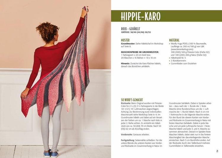 Produktbild: Woolly Hugs H&auml;keln mit verk&uuml;rzten Reihen