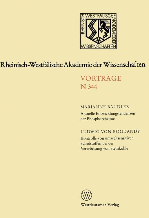 Bild vom Artikel Aktuelle Entwicklungstendenzen der Phosphorchemie. Kontrolle von umweltsensitiven Schadstoffen bei der Verarbeitung von Steinkohle vom Autor Marianne Baudler