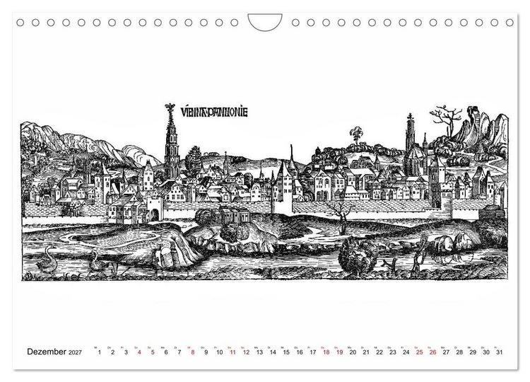 Produktbild: TU FELIX AUSTRIA - Wien in alten Ansichten (Wandkalender 2027 DIN A4 quer), CALVENDO Monatskalender
