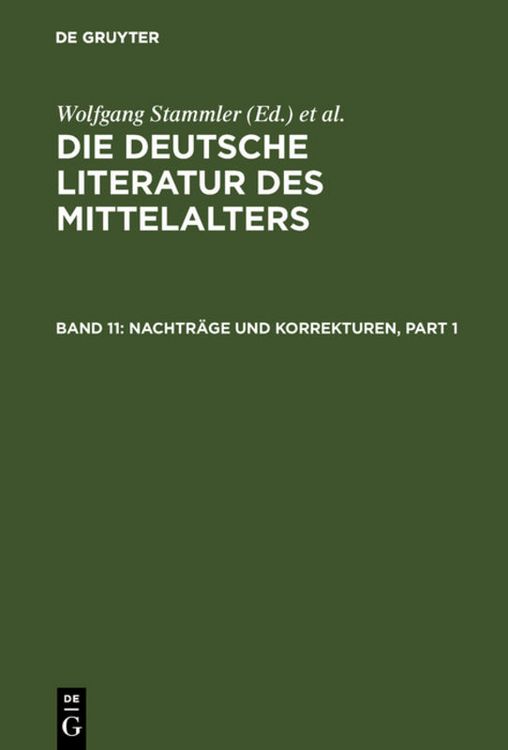 Produktbild: Nachtr&auml;ge und Korrekturen